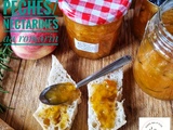 Confiture de pêches et nectarines au romarin (au Companion)