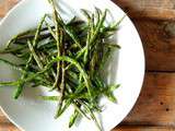 Chips de haricots verts