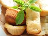 Financiers au parfum de basilic