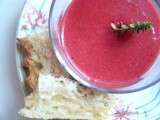 Gaspacho tomates-framboises