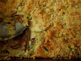 Gâteau crumble à la courgette