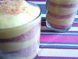 Mousse citron aux biscuits rose de Reims