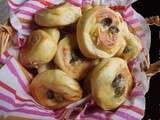 Petits pains aux raisin