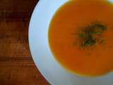 Soupe froide fenouil-carotte