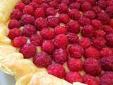 Tarte citron-framboise