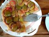 Tatin aux pêches du jardin