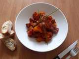 Agneau en sauce tomate