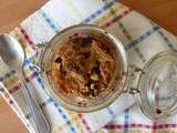 Crumble poire pruneaux