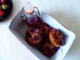 Financiers fraises et framboises