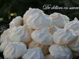 Meringues  cassantes  en bouche