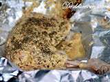 Poulet moutarde / herbes de Provence en papillote