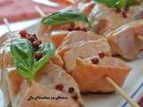 Brochettes de Saumon