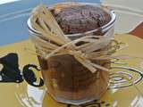 Cake nature et chocolat en bocal ou alors marbré