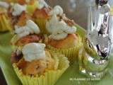 Cupcakes noix et roquefort