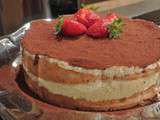 Gâteau façon tiramisu