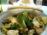 Tajine de poissons et courgettes