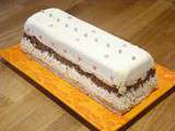 Buche vanillee praline caramel