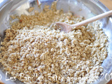 Crumble aux pêches