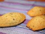 Madeleines aux pépites de chocolat