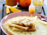 Crêpes à la Marmelade d'Oranges aux Epices Douces