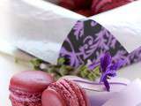 Macarons  Envie : Cassis, Violette