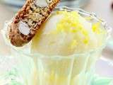 Sorbet Poire au Limoncello et Cantuccini