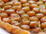 Tatin de Mirabelles, Vanille et Citron Vert