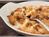 Crumble aux pommes et aux noix