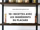 10+ recettes végétariennes faciles avec les ingrédients du placard