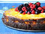 Cheesecake au safran sans lactose