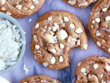 Cookies au chocolat blanc, noix de coco et noix de macadamia