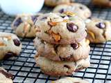 Cookies aux bretzels et pépites de chocolat