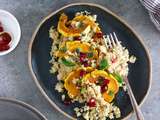 Courges delicata, quinoa et pesto de menthe