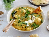 Dahl de lentilles corail au chou-fleur