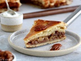 Galette des rois aux noix de pécan, aux pommes et à l’érable