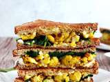 Grilled-Cheese au chou-fleur et curry