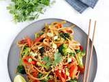 Pad Thai facile (vegan, sans gluten)