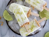 Popsicles au citron vert façon « Key Lime Pie »