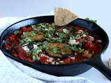 Shakshuka vegan aux aubergines