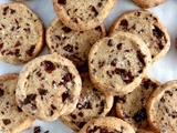 Shortbread cookies aux pépites de chocolat