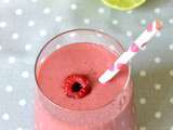 Smoothie framboise et lait de coco | Del's cooking twist