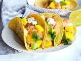 Tacos Thai au saumon et salsa mangue-avocat