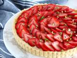 Tarte aux fraises à la crème pâtissière