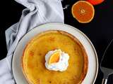 Tarte façon crème brûlée à l’orange