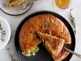 Tourte aux pommes de terre et au Comté