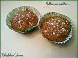 Muffins aux noisettes sans beurre