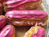 Éclairs et sa chantilly à la Framboise {So Girly’}