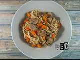 One Pot Pasta au cookéo sauté de porc-légumes & nouilles chinoises