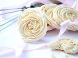 Meringues italiennes, les belles roses