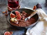 Porridge chocolat & figues